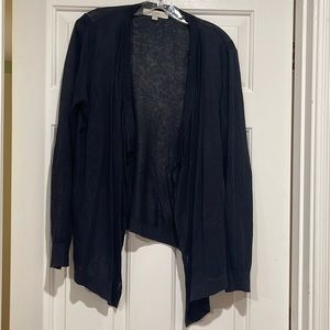 Navy Loft cardigan lightweight no buttons